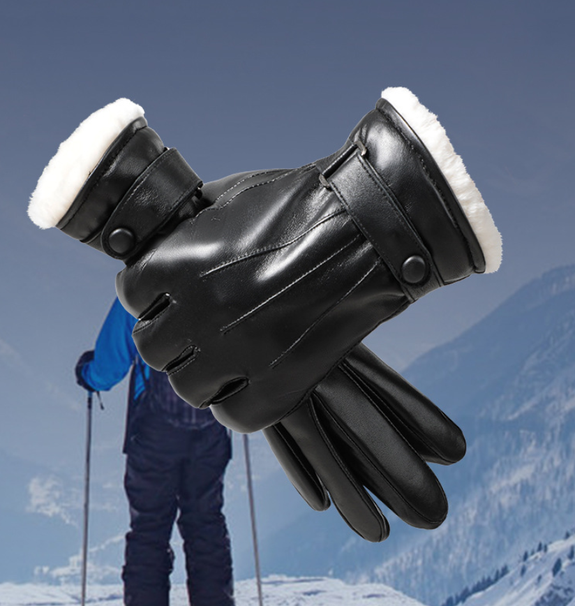 雷福峰 加厚羊皮手套 均码/副高清大图