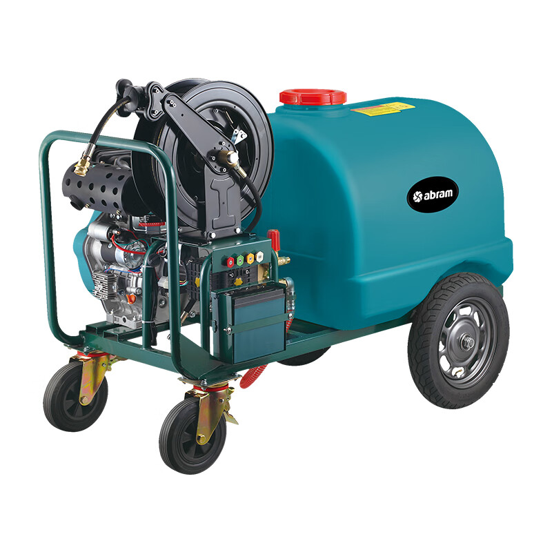 亚伯兰(abram)YK15-17D柴油款带300L水箱物业商用高压清洗机大功率高压水枪150bar 17L