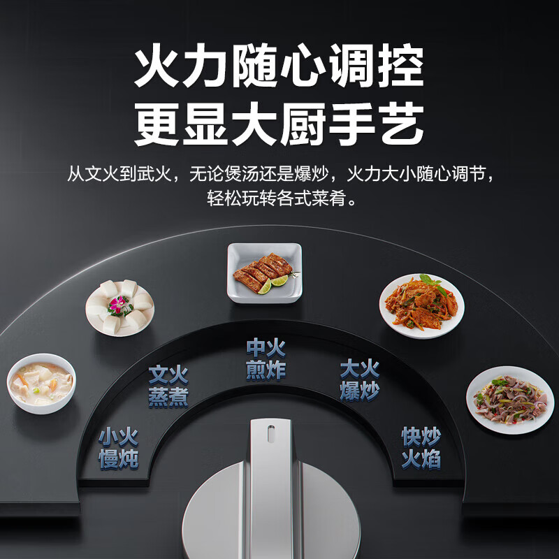 老板(ROBAM)5.2kW燃气灶双眼灶煤气灶单灶具燃气灶煤气炉钢化玻璃灶台炉具炉灶带熄火保护台嵌两用30B5X天然气高清大图