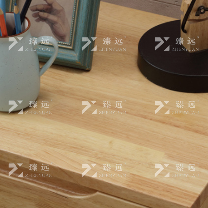 臻远 ZY4030705 实木床头柜简约床边柜子收纳柜储物柜 双抽款