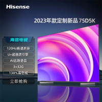 海信电视75D5K 120Hz疾速刷新 U+超画质引擎 DTSV-X 3+32G 高清全能投屏 远场语音