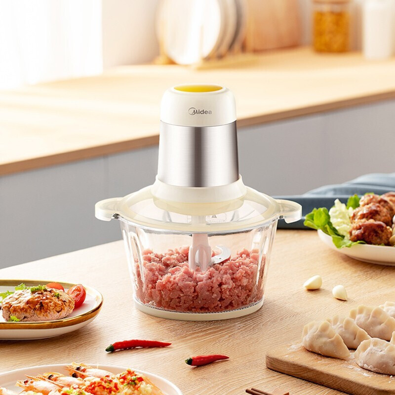 美的(Midea) 绞肉机家用料理机多功能绞馅机迷你绞肉机蔬果泥绞馅碎菜搅肉机 MJ-MC30X1-101