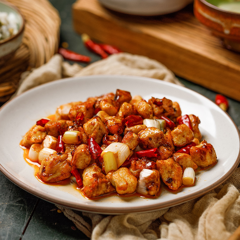 [苏宁生鲜]凤祥食品(Fovo Foods)鸡胸肉丁500g 国产速冻禽肉(袋装)[新老包装随机发货]