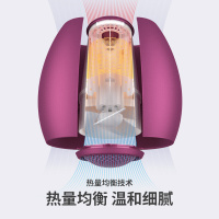 飞科 FLYCO 电吹风FH6286 1800W大功率RGB炫光温度显示智能恒温护发负离子双重过热保护多档调节电吹风