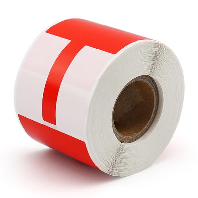 中电鼎润 Red3825 38mm*25mm-40mm 标签胶贴 1.00 盒/卷 (计价单位:卷) 红色高清大图