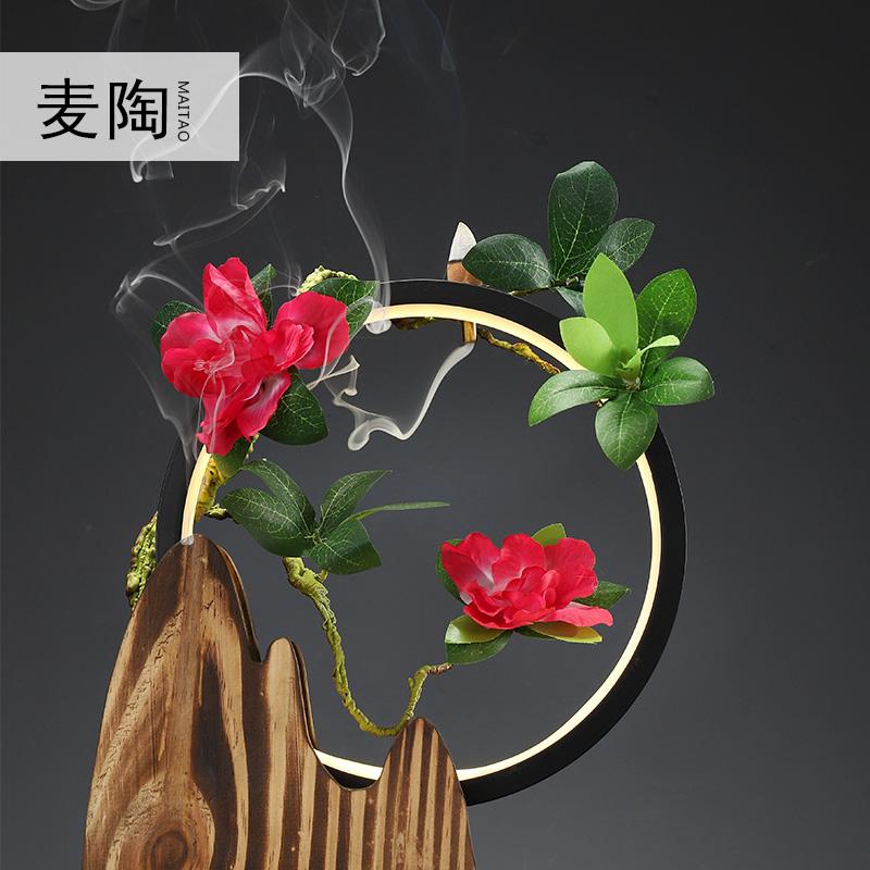 美帮汇创意陶瓷花盆简约仿真杜鹃花植物摆件家用室内盆栽装饰品高清大图