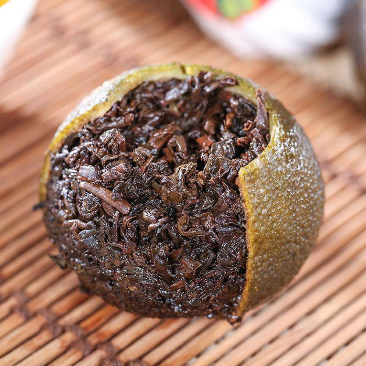 小青柑新会生晒橘皮普洱茶柑普熟茶橘普散装茶叶500g高清大图