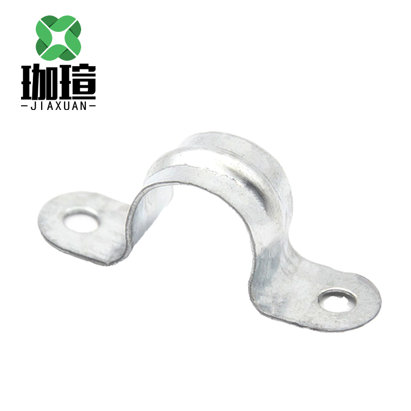 珈瑄 骑马卡加厚 铝合金离墙码不锈钢线管骑马卡管夹 DN25 个高清大图