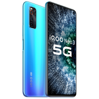 vivo iQOO Neo3 8GB+128GB 青空蓝 高通骁龙865 144Hz竞速屏 立体双扬声器 44W超快闪充 双模5G全网通手机vivo