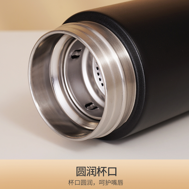 希乐Cille保温杯316不锈钢大容量水杯男女士学生便携泡茶杯子茶水分离杯高清大图
