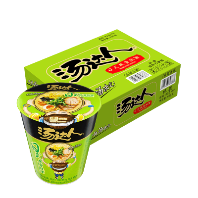 统一汤达人日式酸酸辣辣12杯豚骨拉面方便面杯装泡面速食 【6杯】日式豚骨