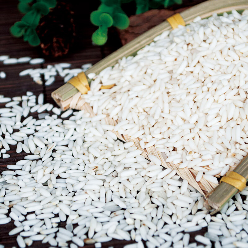 燕之坊糯米洁白光润颗粒饱满大小均匀品相完好米香浓郁435g高清大图