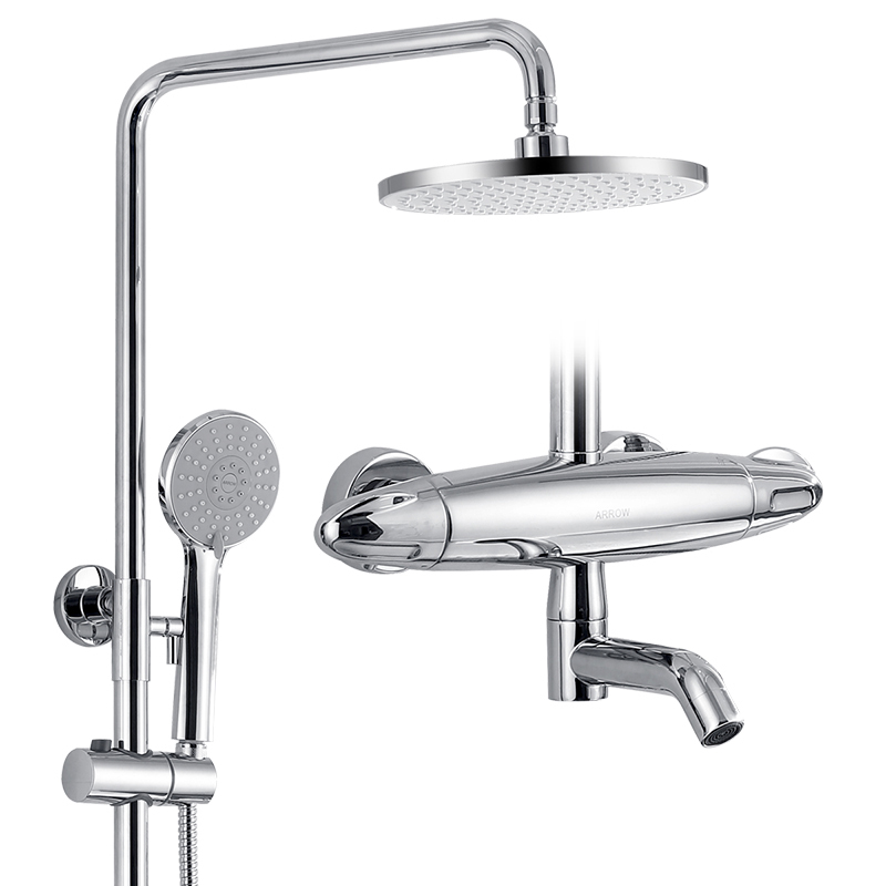 箭牌卫浴arrow智能恒温花洒淋浴花洒套装增压淋浴花洒喷头全铜花洒