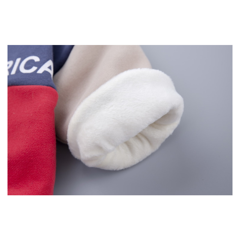 yuebin婴儿衣服宽松加绒卫衣冬装秋冬儿童男童宝宝女上