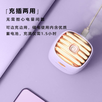大宇(DAEWOO)加湿器小型迷你usb 卧室孕妇婴儿车载喷雾补水办公室 J1黛雾紫