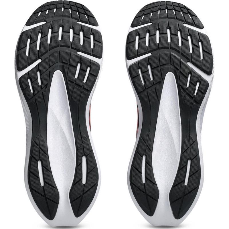 ASICS跑步鞋男减震缓震行走舒适脚感柔软黑色荧光红网面透气高清大图