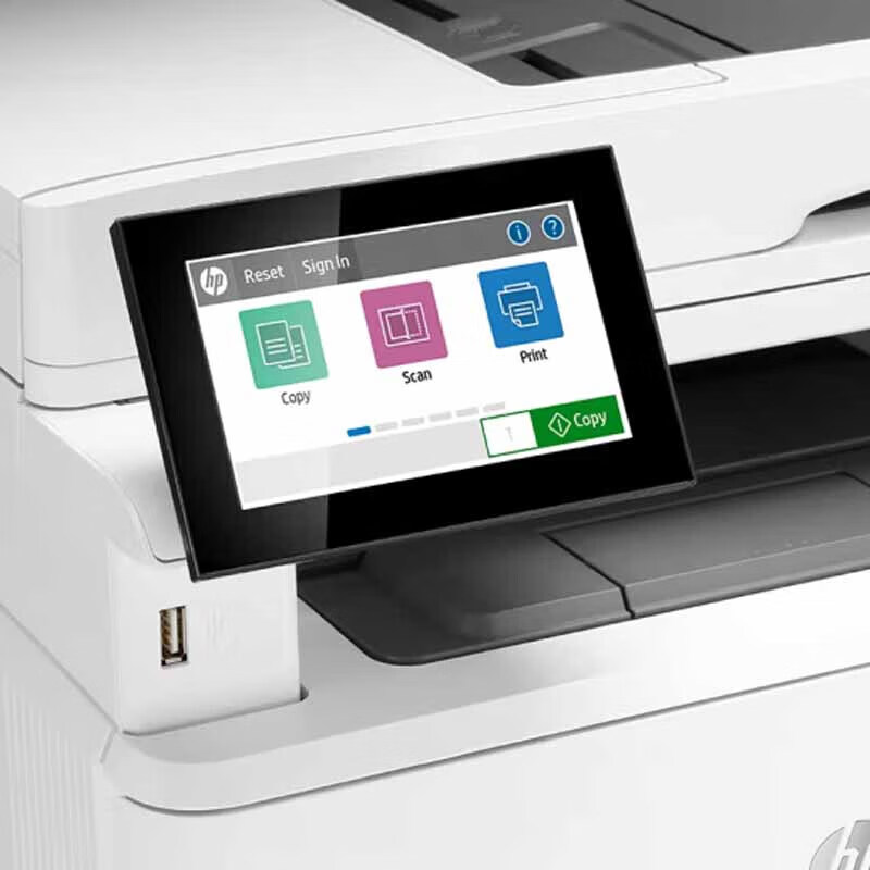 惠普Color LJ Managed MFP E78325dn彩色A3数码复合机打印复印扫描自动双面打印有线网络一体机高清大图
