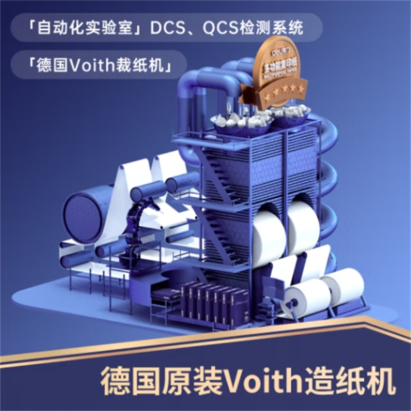 得力佳铂A4打印纸 80g500张*8包一箱 高档加厚复印纸 整箱4000张 3596高清大图