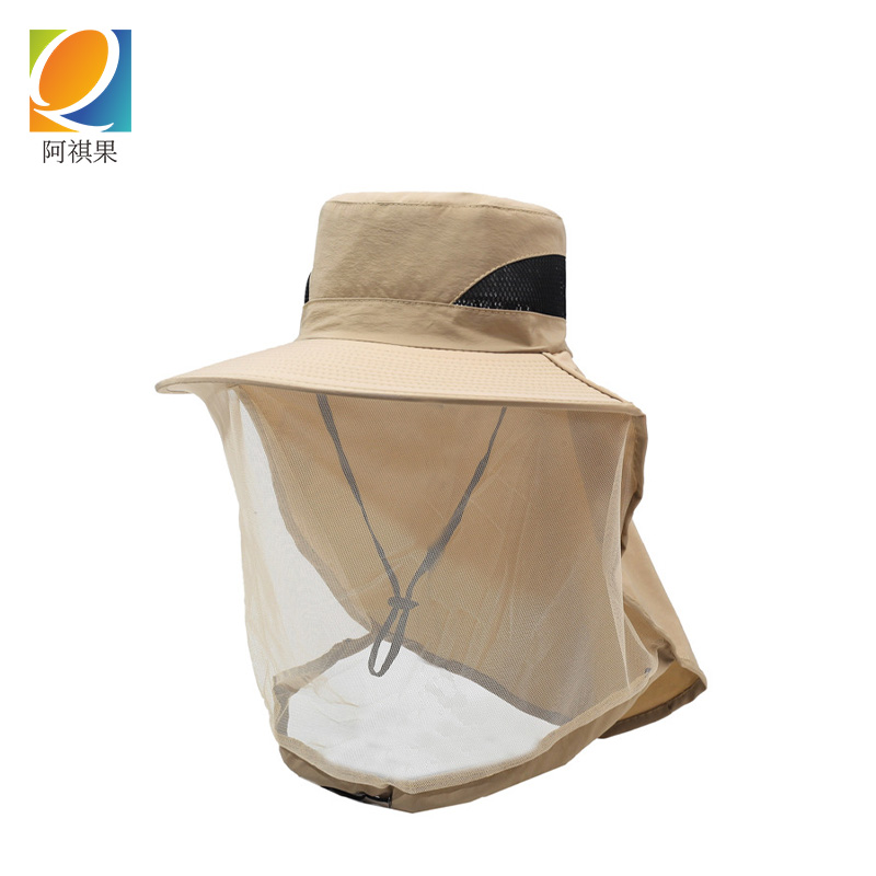 阿祺果 遮阳帽 带面纱 顶高清大图