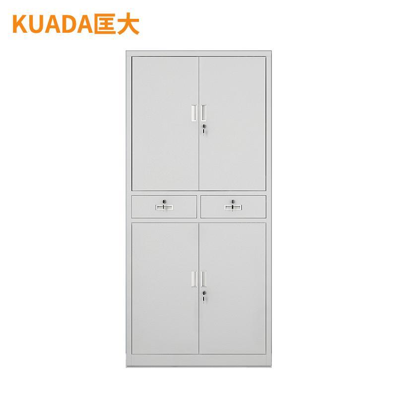 匡大铁皮文件柜办公资料柜中二斗钢柜 KDT324