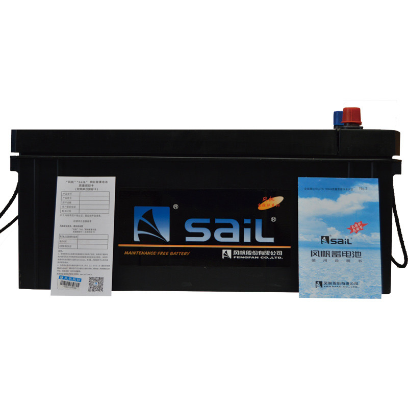 风帆(sail) 蓄电池 6-QW-120b 大型货运车/叉车/工程机械/外用等 汽车电瓶折旧价配送上门高清大图