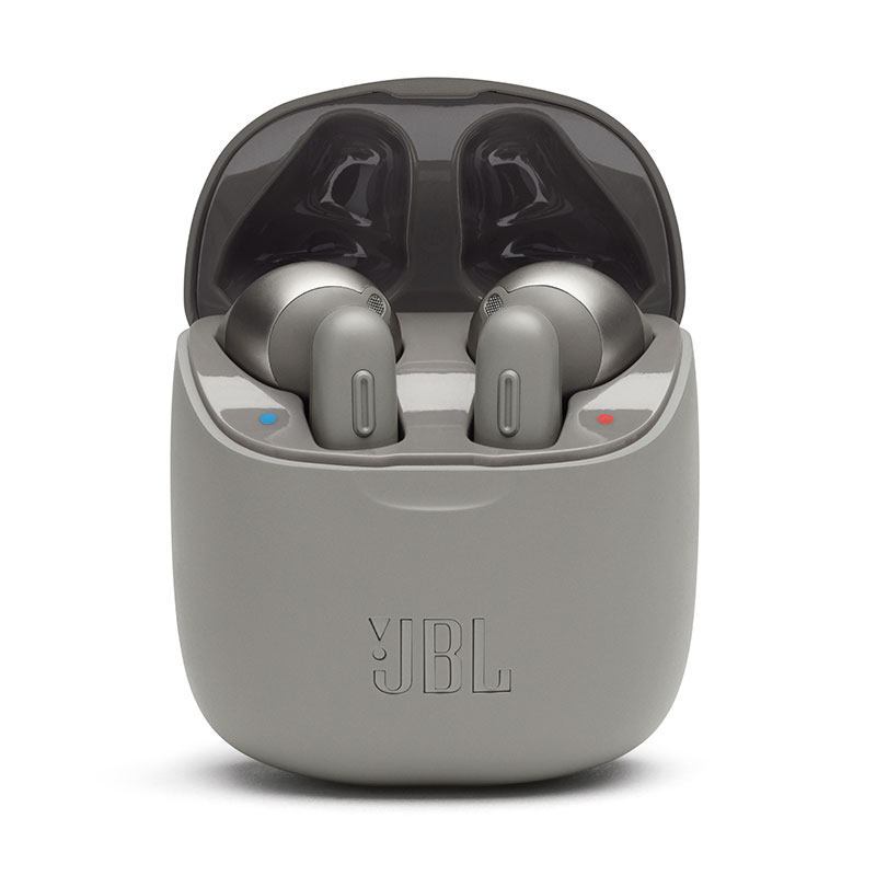 JBL T220TWS 真无线蓝牙耳机 手机无线音乐耳机 双耳立体声 半入耳通话降噪 苹果安卓手机通用 青瓷灰