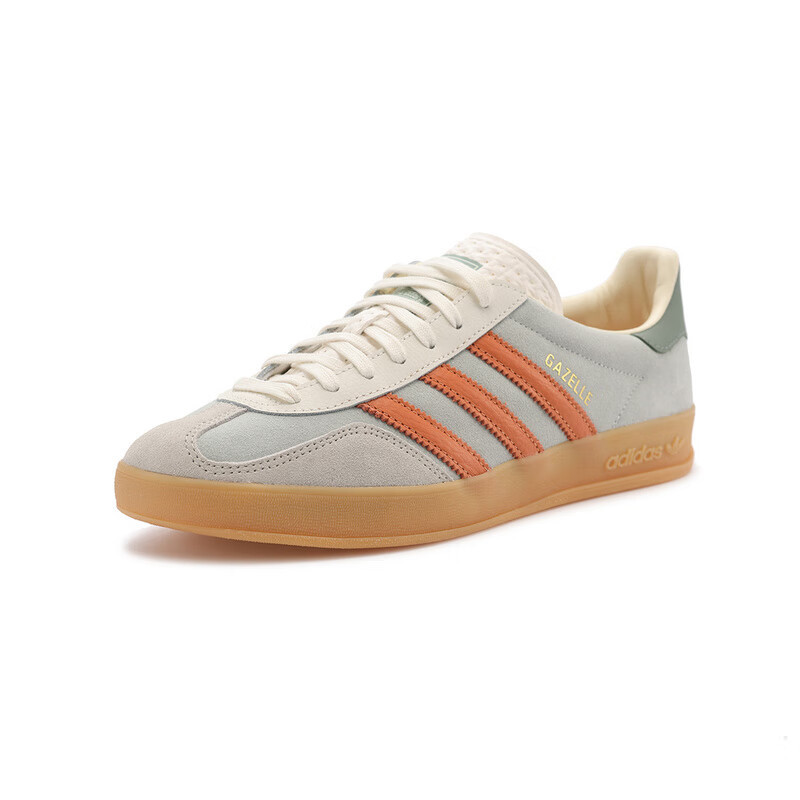 阿迪达斯 (adidas)三叶草系列 男女 GAZELLE INDOOR 时尚板鞋运动鞋潮流德训鞋休闲鞋