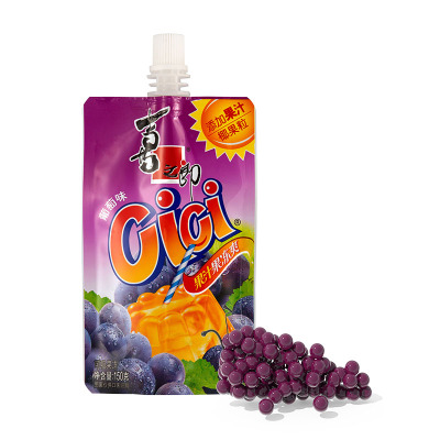 喜之郎 葡萄味cici果冻爽果冻 150g 可吸果冻