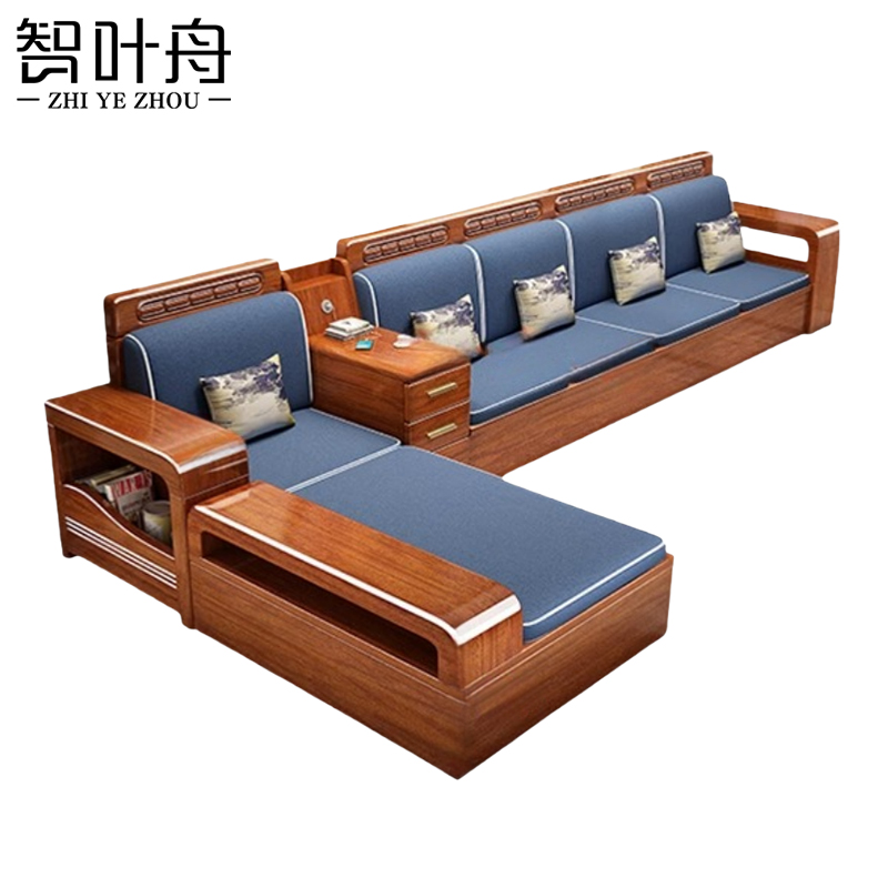 智叶舟沙发组合360*145.5*85cm套高清大图