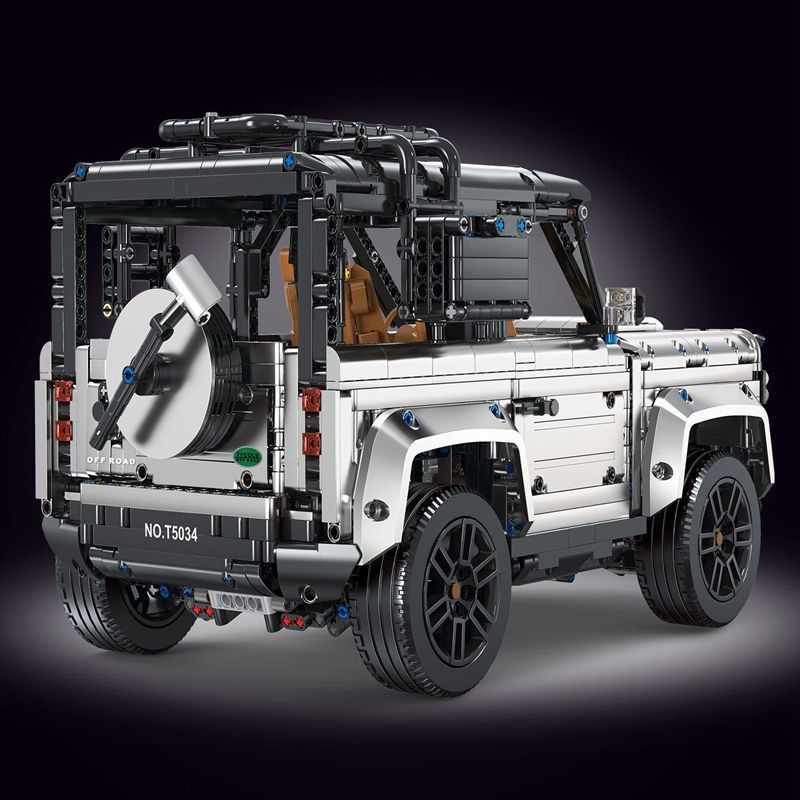 泰高乐t5034科技机械组路虎卫士越野车高难度拼装积木玩具模型