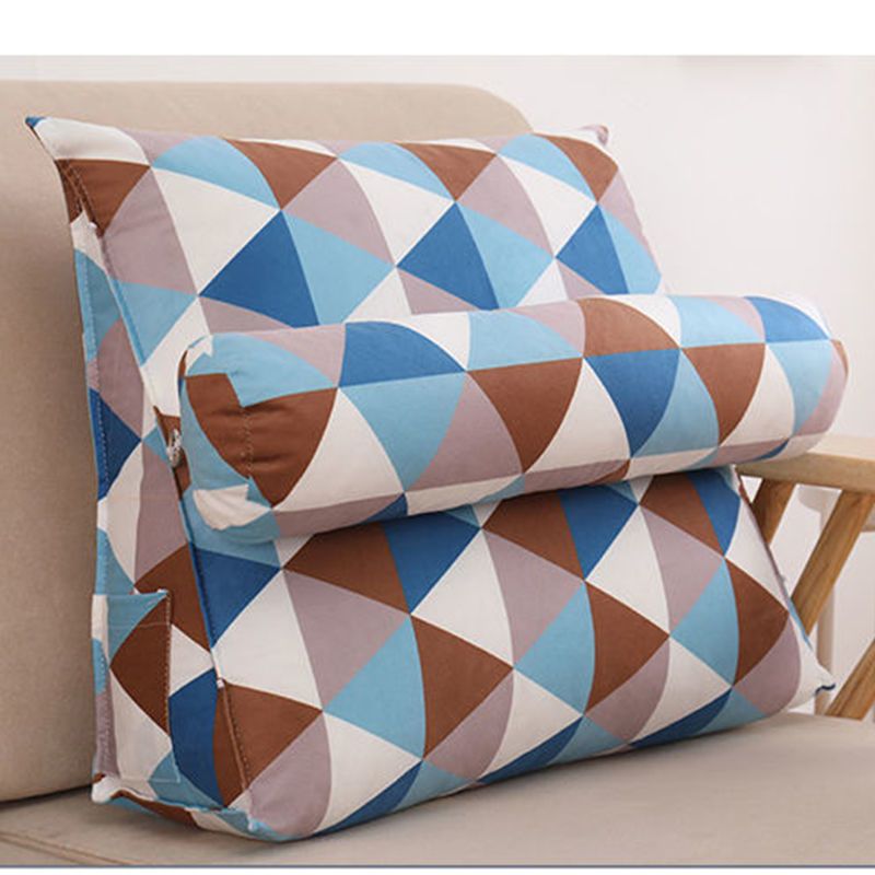时尚三角 40*15*30cm(无腰枕) 卧室床头软包榻榻米三角靠垫床上大靠枕