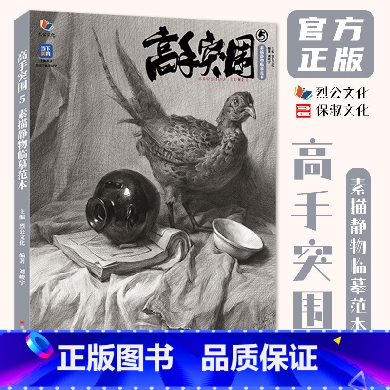 高手突围5素描静物临摹范本 【正版】高手突围5素描静物临摹范本 2024烈公文化刘峻宇