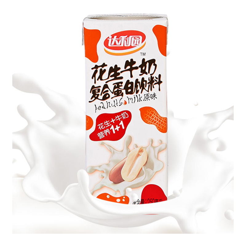 达利园花生牛奶原味250ml*12 箱装 原味奶饮料 含糖(新老包装随机发货)高清大图