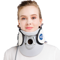 罗脉颈椎牵引器 LMJ-C02 护颈仪颈托 珍珠白色款