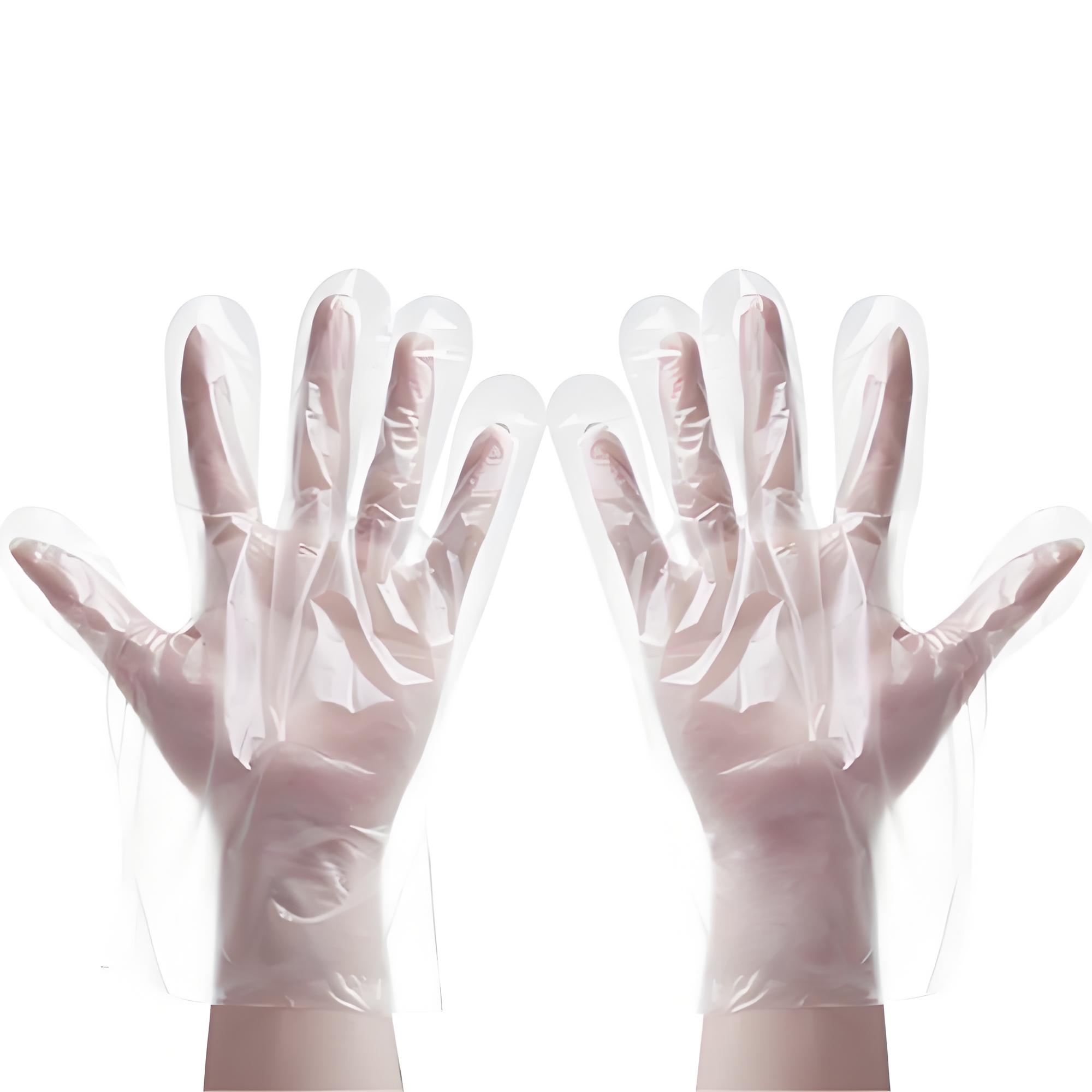 茶花 一次性PE手套(100只)/套高清大图