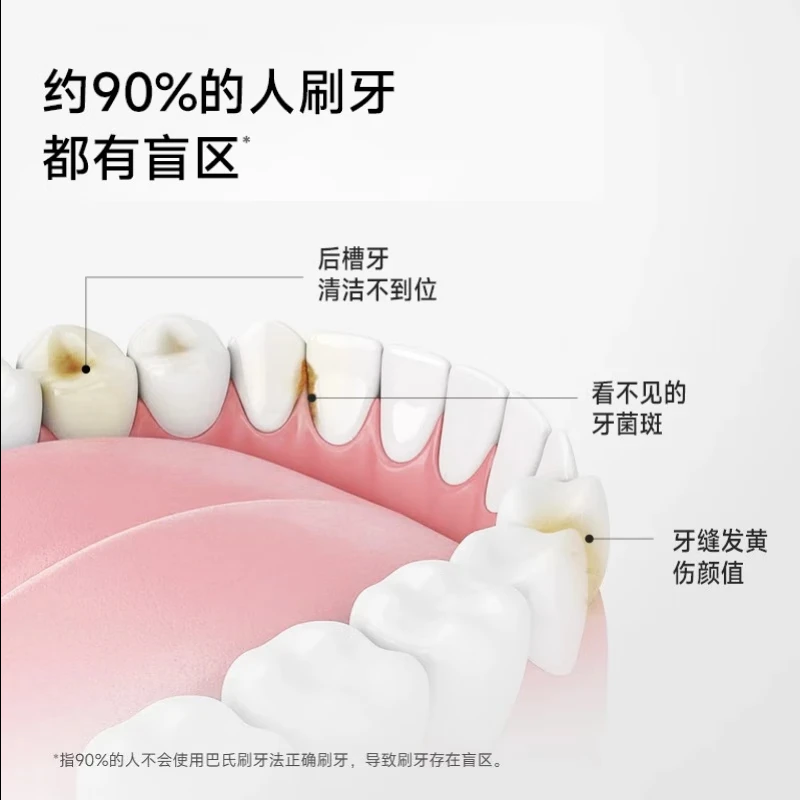Oclean欧可林智能显示屏盲区检测声波静音触屏高档可视化电动牙刷X Pro Elite旗舰版