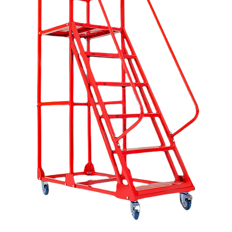 围达 仓库平台梯 平台离地1.5米红色 个高清大图