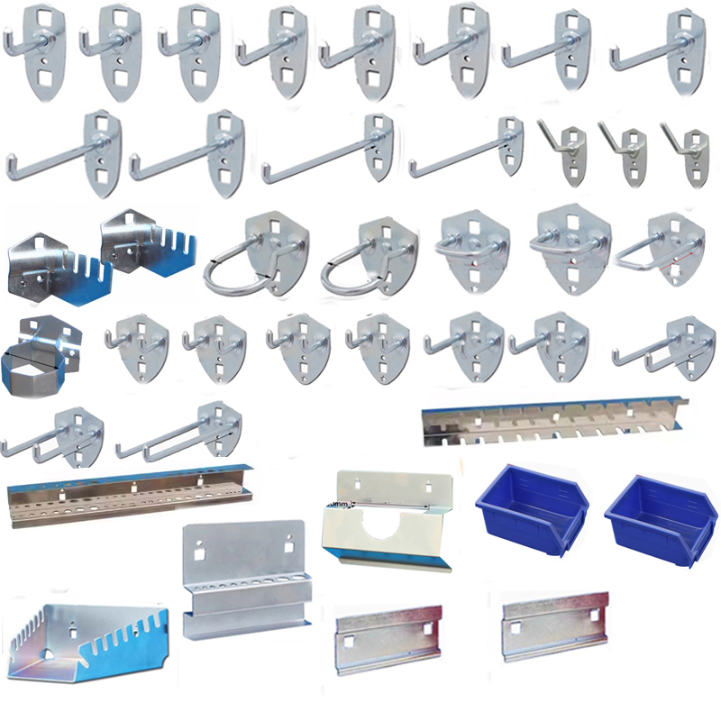 瑾如云海 工具挂钩 洞洞板挂钩 9#挂钩套装(不含挂板)高清大图