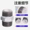 中锦科技 镀锌衬塑六角外丝接头 DN100[4寸] 个