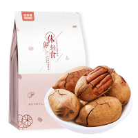 苏宁宜品X序木堂碧根果250g袋装坚果炒货休闲零食奶油味干果小吃办公室其他休闲