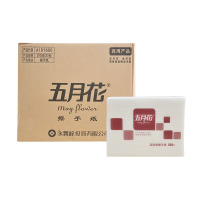 五月花双层三折擦手纸(200抽/230mm*225mm)A181600（20包/箱）