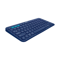 罗技(Logitech)K380无线超薄蓝牙键盘 蓝色