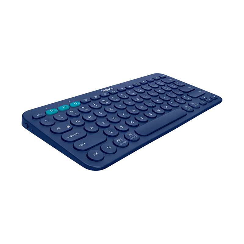 罗技(Logitech)K380无线超薄蓝牙键盘 蓝色