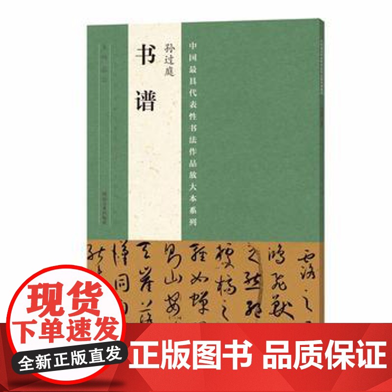 正版 中国代表性书法作品放大本系列 孙过庭《书谱》 张海 河南美术高清大图
