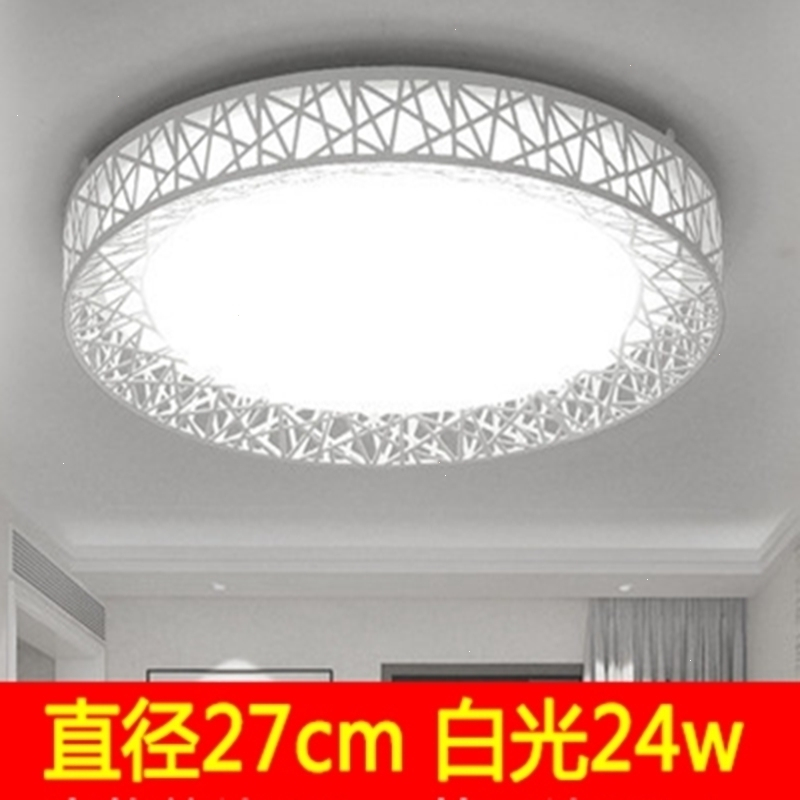 吊灯客厅卧室led圆形饰欧式现代简约水晶灯套水晶灯