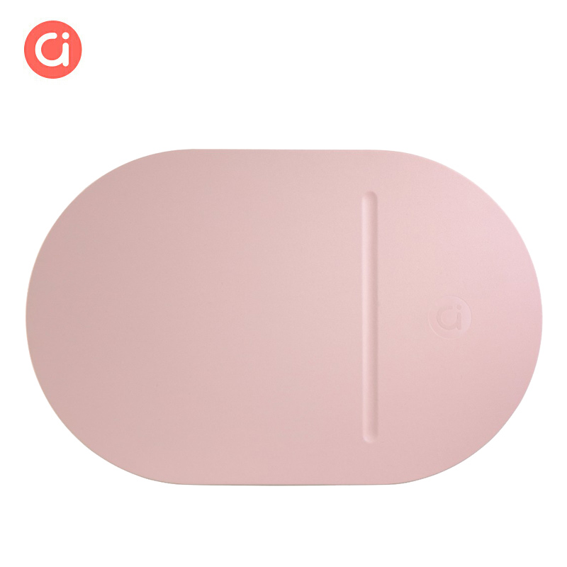 a豆adol 无线充电鼠标垫 桃浦粉高清大图