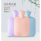 壹志注水热水袋加厚保暖手宝 暖手袋便携家用女性热敷肚子汤婆子灌水冲水充水网红传统被窝送长辈外婆温水代蓝色送布套