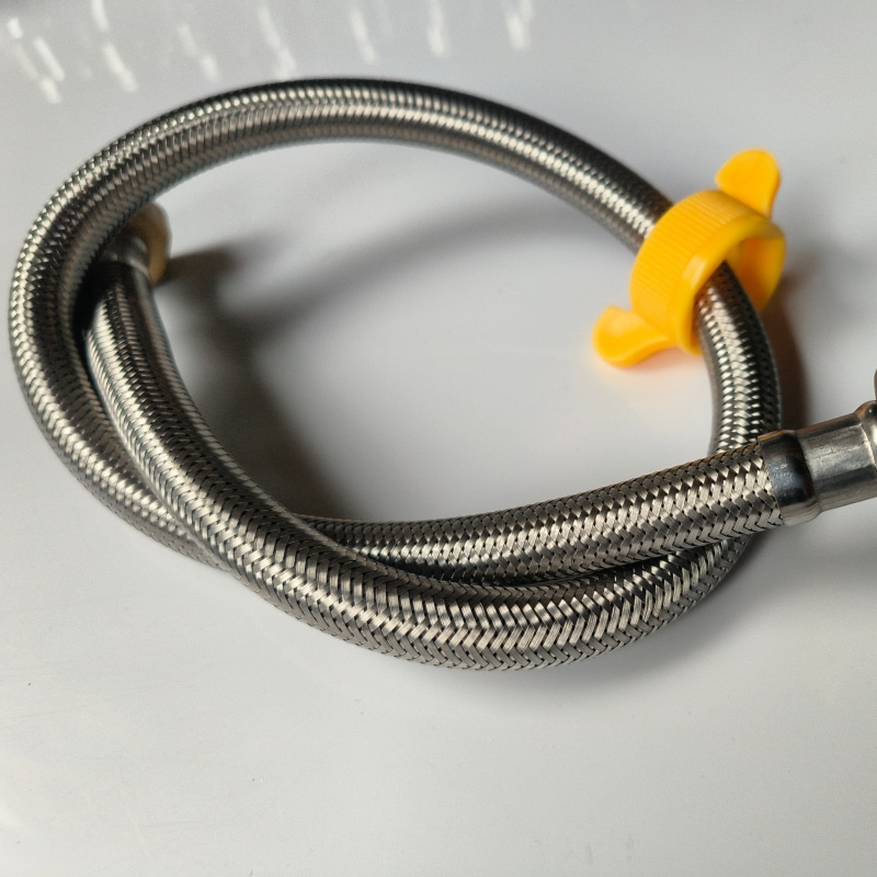数蝶不锈钢编织软管软连接150cm个高清大图
