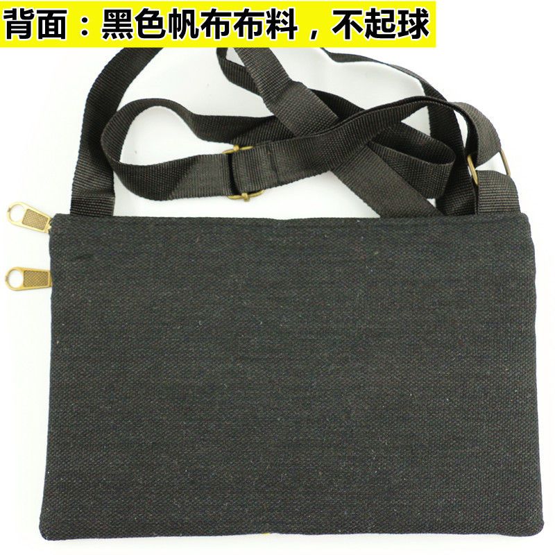 红大花 云南民族风绣花斜挎手机包女单肩包中老年妈妈包手机包帆布小方包