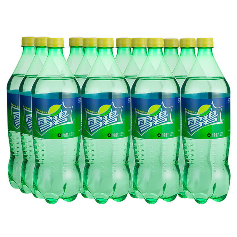 雪碧sprite柠檬味汽水饮料碳酸饮料680ml12瓶整箱装可口可乐公司出品